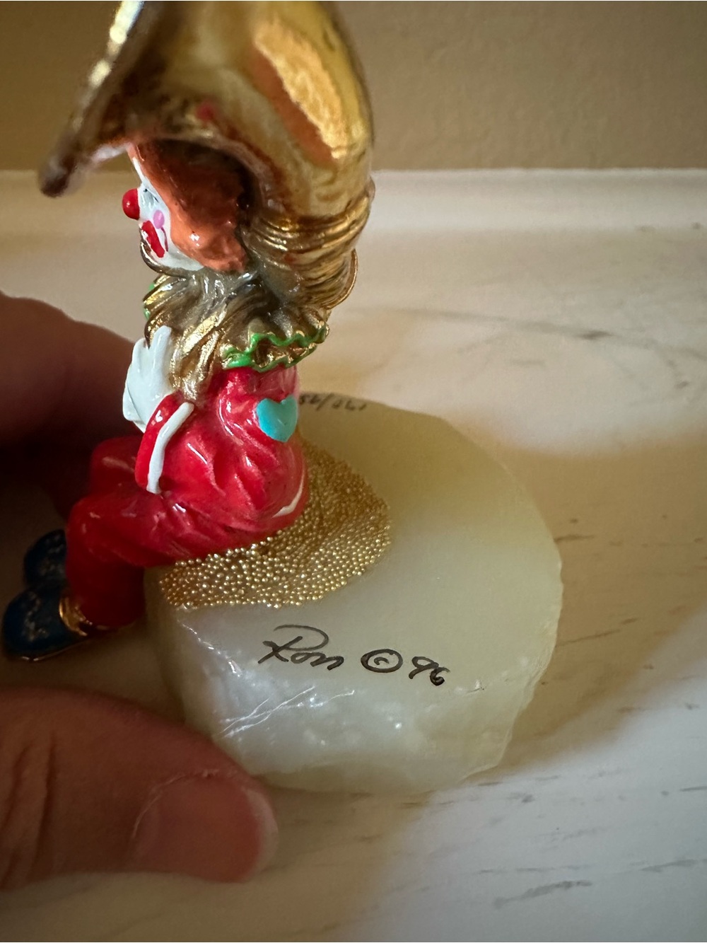 Ron Lee Hand-Painted Clown Figurine playing a Tuba vintage collectable - Picture 4 of 5